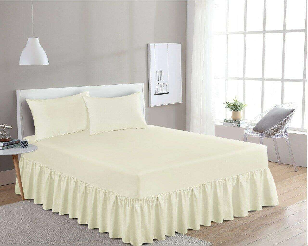 frilled valance sheet