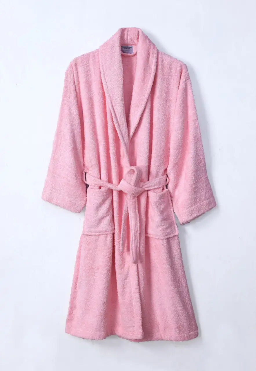 100% Egyptian Cotton Terry Towel Dressing Gown Towelling Bathrobe bedandbathLinens