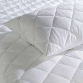 Bangor Zipper Quilted Pillow Protector Standard 50x75cm Pair Pack BedandbathLinen