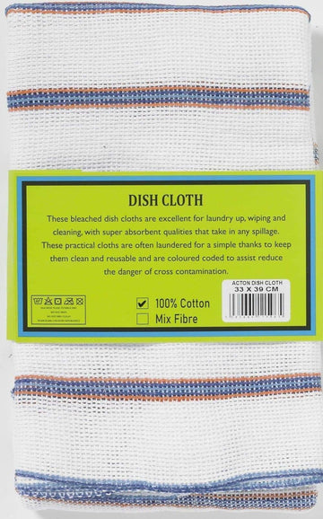 Dish Cloths Kitchen Tea Towels 100% Cotton Pack Of 10