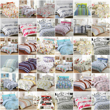 Luxury Print Duvet Covers Set With Pillowcases
