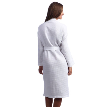 Night Suit White Style Waffle Bathrobe 100% Cotton Available All Sizes