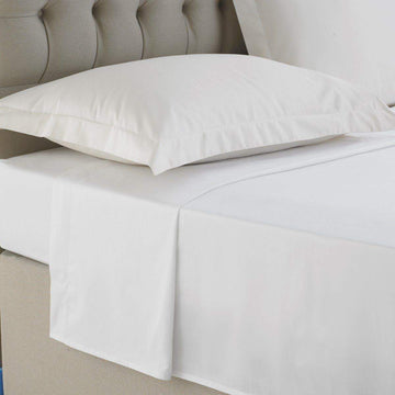 White Hotel Quality Flat Sheet