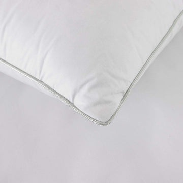 1000G Filling Feather Pillow | Casing 100% Cotton | Satin Piped edges