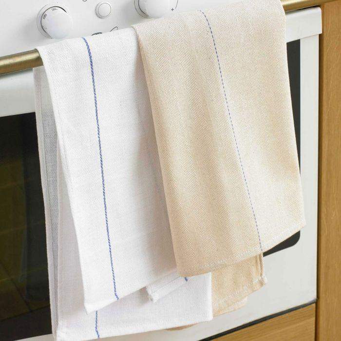 100% Cotton Heat Resistant Oven Cloths, 45cm x 75cm