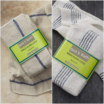 100% Cotton Large Heavy Duty Floor Cloths (Pack of 10)