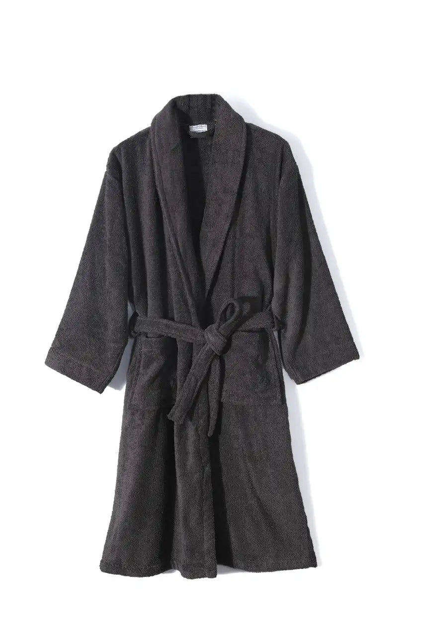 100% Egyptian Cotton Terry Towel Dressing Gown Towelling Bathrobe bedandbathLinens