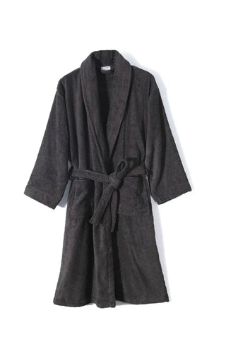 long towelling dressing gown