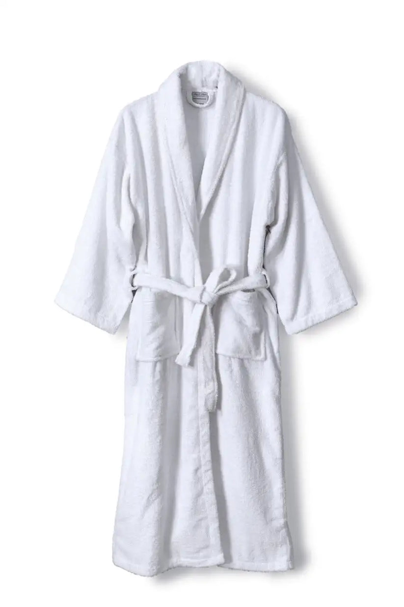 100 Egyptian Cotton, Dressing Gown Towelling Bathrobe Bed and Bath Linen