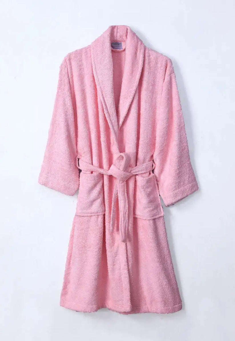 100 Egyptian Cotton, Dressing Gown Towelling Bathrobe Bed and Bath Linen