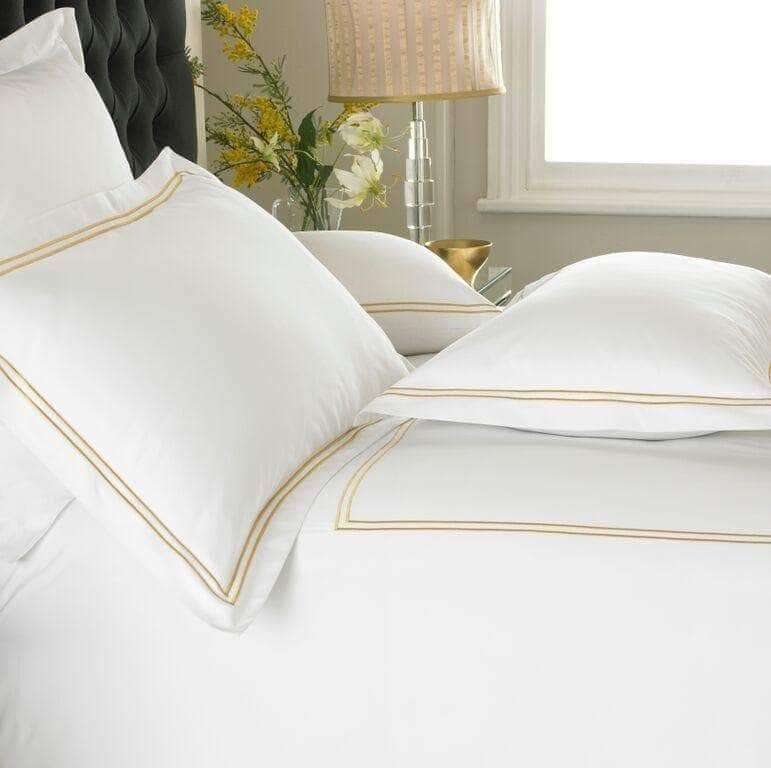 400 thread Duvet Set 2 Row Cord 100% Egyptian cotton All Sizes BedandbathLinen