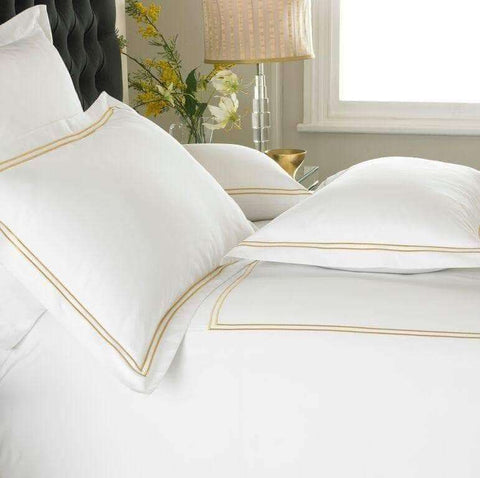 400 thread Duvet Set 2 Row Cord 100% Egyptian cotton All Sizes BedandbathLinen