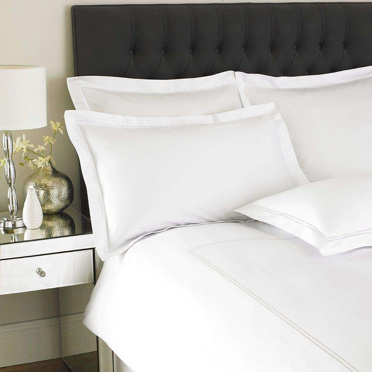 400 thread Duvet Set 2 Row Cord 100% Egyptian cotton All Sizes BedandbathLinen