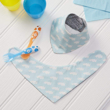 Baby Feeding kids Bibs Triangle Style 100% Jersey Cotton Pack Of 5 bibs
