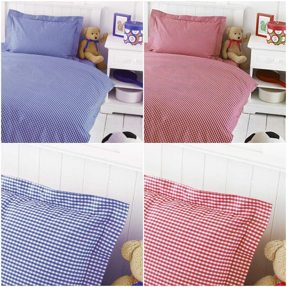 Checkered Duvet Cover Set