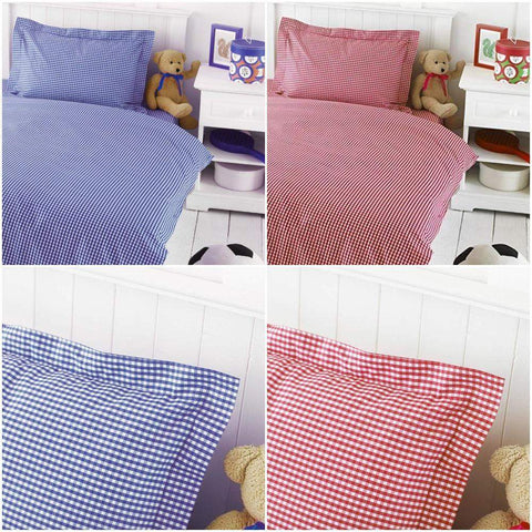 Checkered Duvet Cover Set