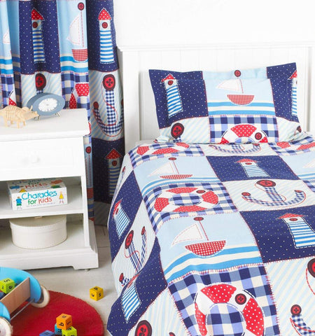 Christmas kids ocean bedding duvet cover set Bed and Bath Linen