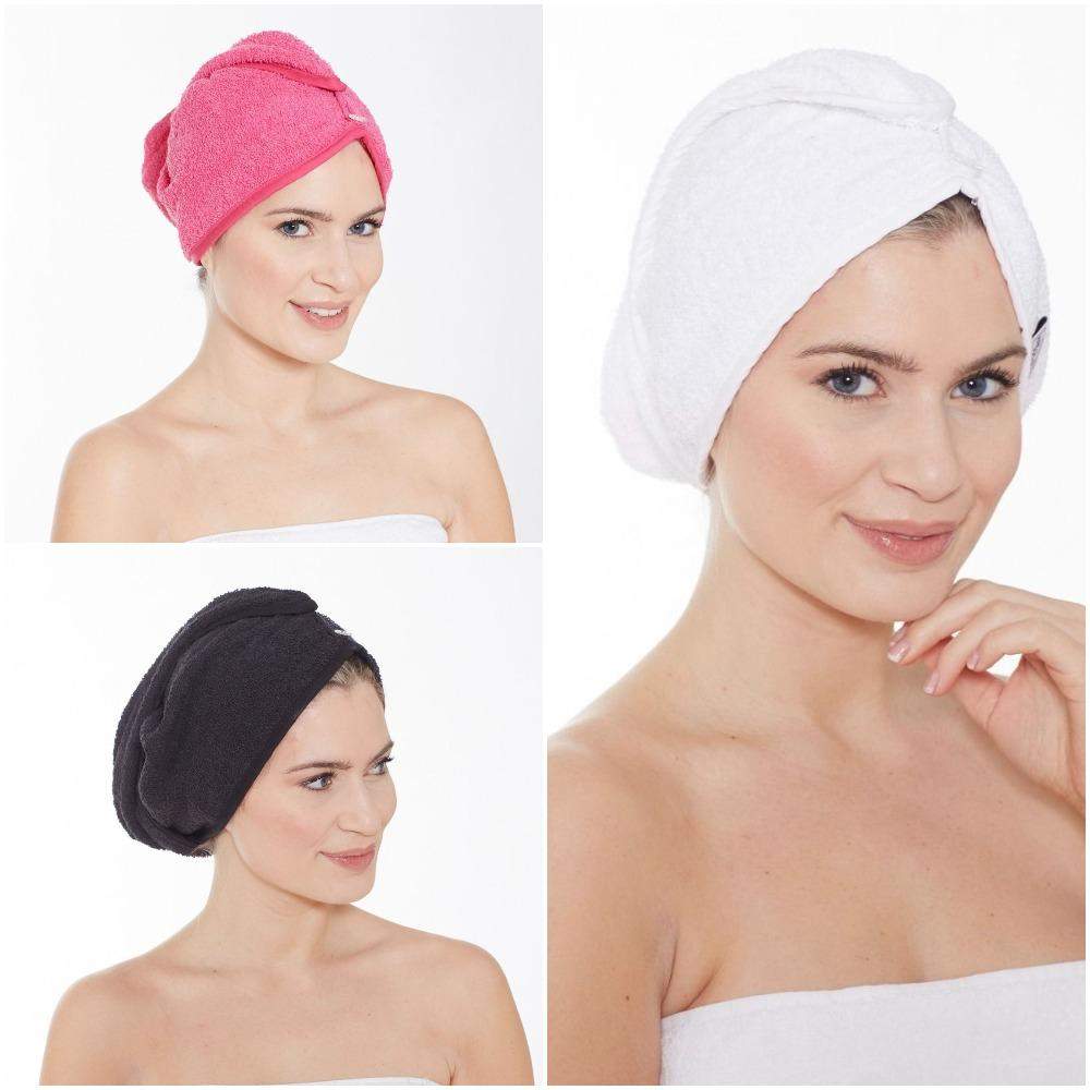 HIGH QUALITY 100% COMBED COTTON RYE COTTON HAIR COTTON HAIR TURBAN PAIR Bed and Bath Linen