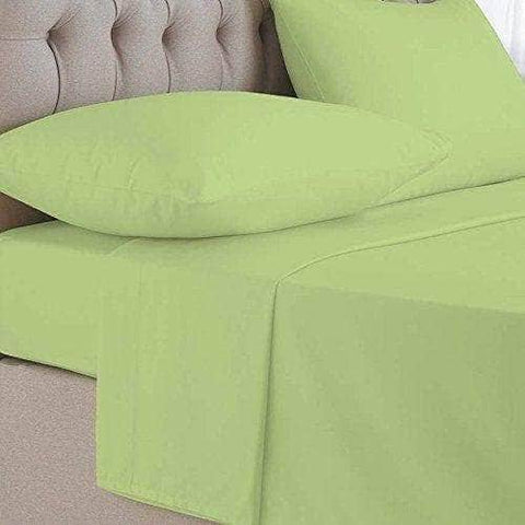 Light green pillow cases