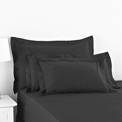 High Quality 100% Poly cotton 2x Housewife pillowcases Cover Pair BedandbathLinen
