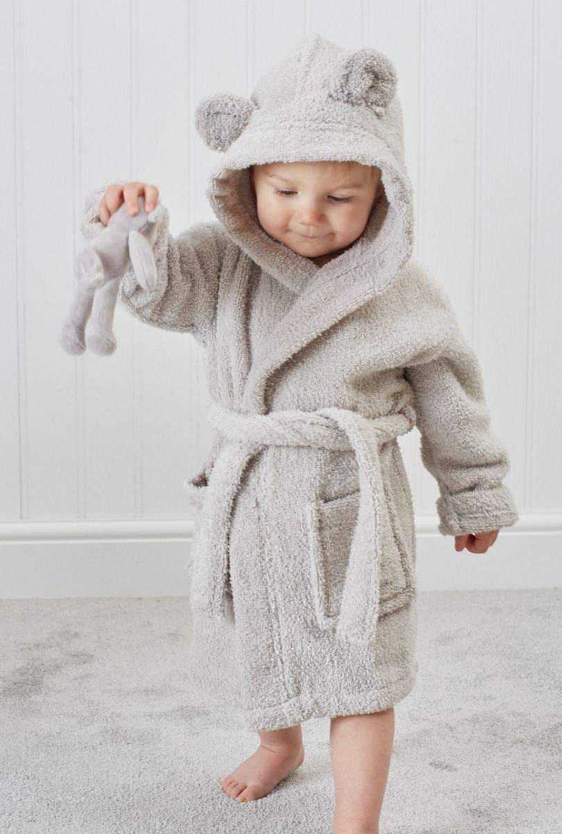 LUXURIOUS ZERO TWIST COTTON KIDS BATHROBES TERRY TOWELLING UNISEX BATH ROBE Bed and Bath Linen