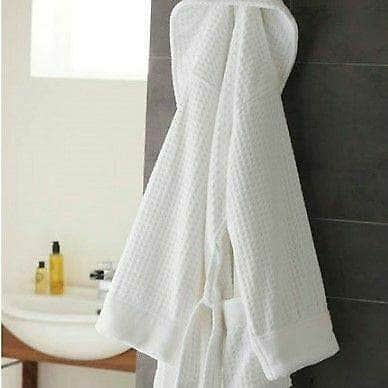 cotton velour dressing gown