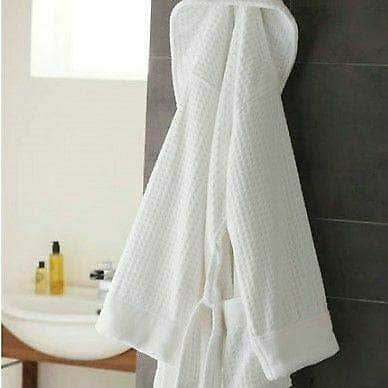 LUXURY UNISEX 100% COTTON VELOUR TOWELING TERRY TOWEL BATHROBE Bed and Bath Linen