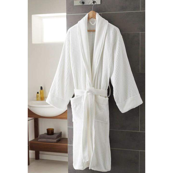 LUXURY UNISEX 100% COTTON VELOUR TOWELING TERRY TOWEL BATHROBE Bed and Bath Linen