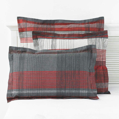 red Checkered Bedding Set