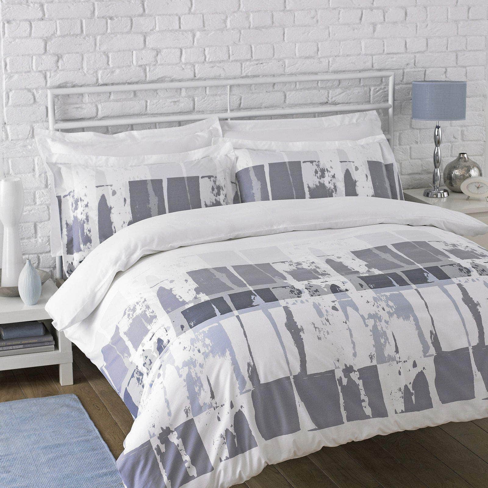 grey marble bedding