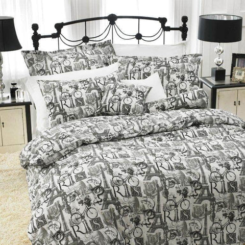 Eiffel tower Duvet Covers Set With Pillowcases