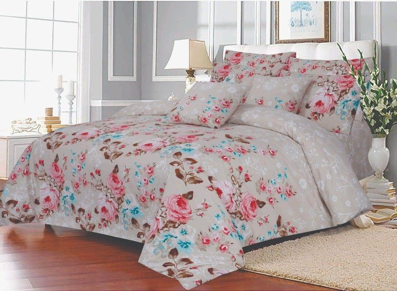 Luxury Print Duvet Cover Set With Pillowcases