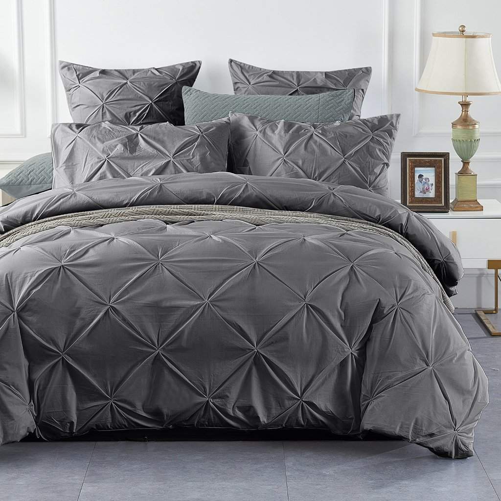 Pintuck Duvet Cover Set