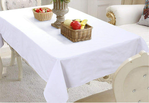 White Cotton Table Cloth