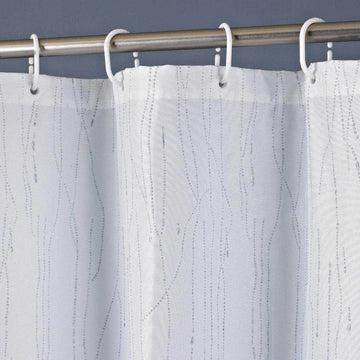 Luxury White Shower Curtains Shower Curtains 100% Polyester
