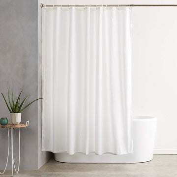 Luxury White Shower Curtains Shower Curtains 100% Polyester