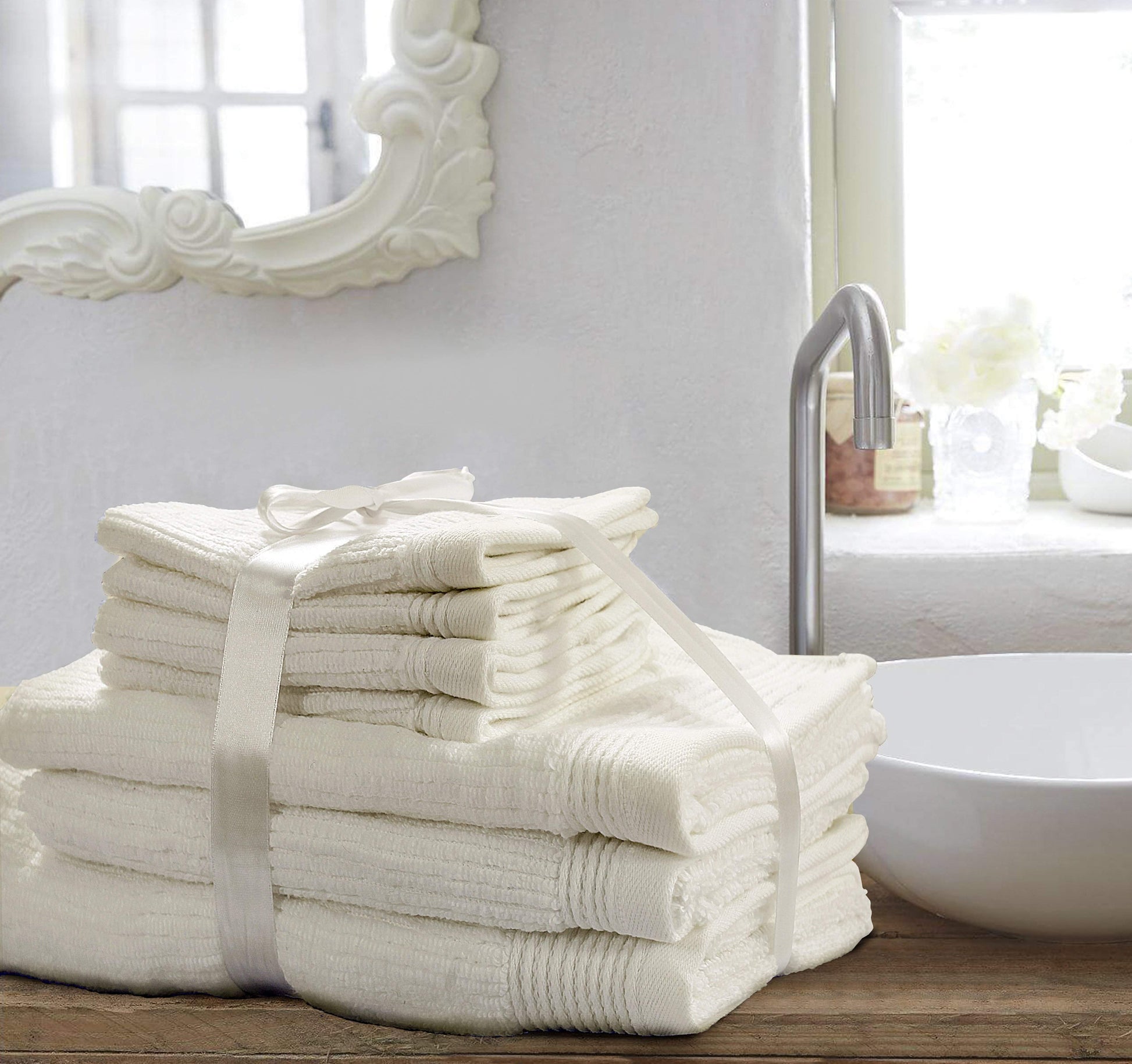 Luxury Zero Twist Towel Set 100% Cotton Pack of 2 bedandbathLinens