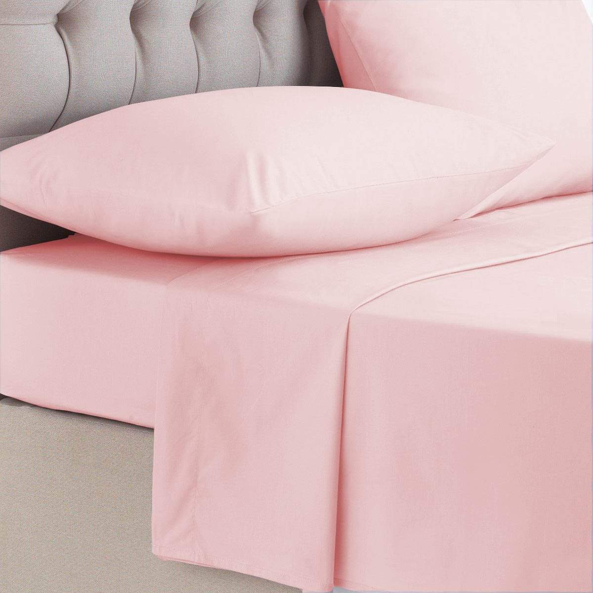 Plain 100% Egyptian Cotton 200 TC Flat Bed Sheets Luxury Single Double King Sizes Bed and Bath Linen