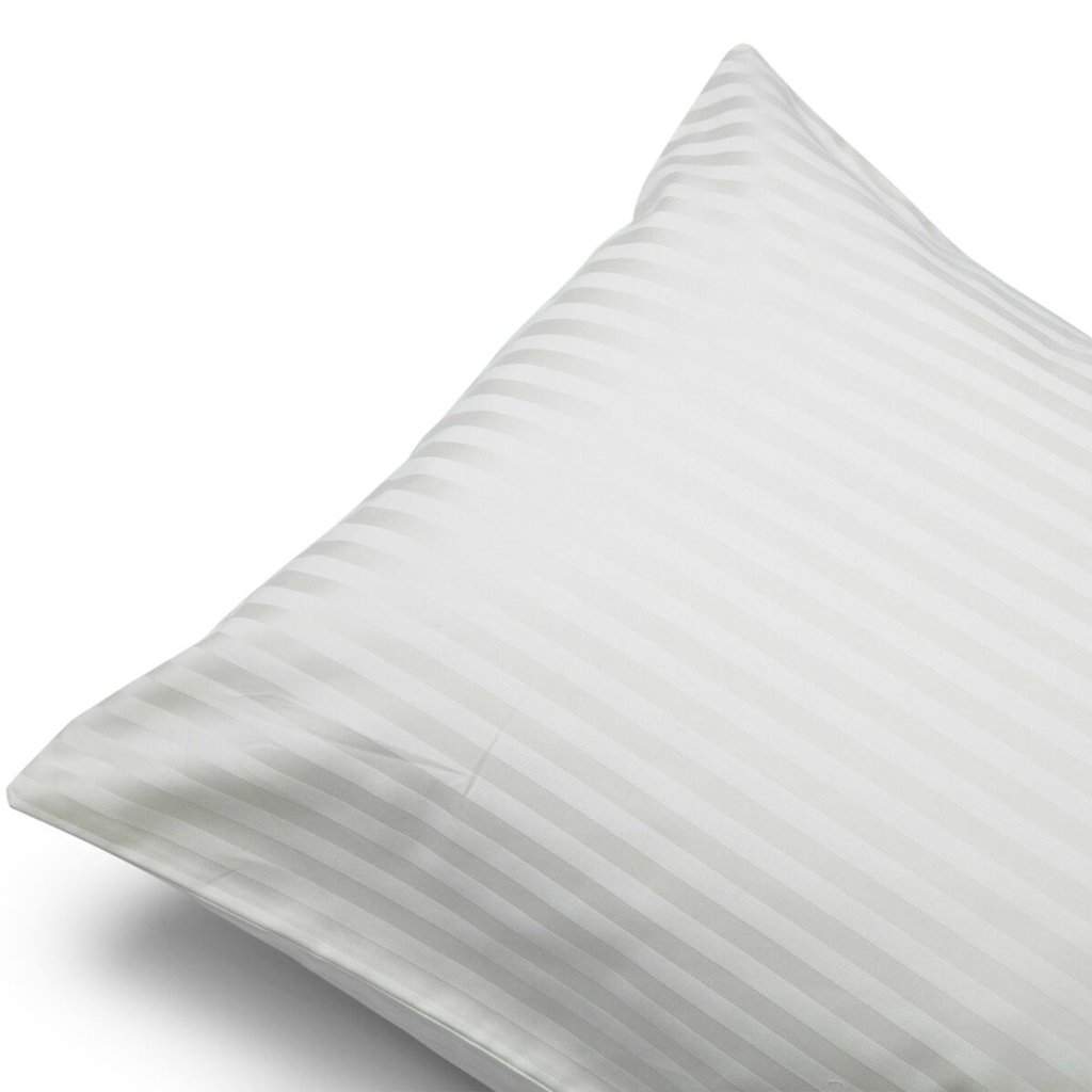 Premium Hotel Quality 100% Egyptian Cotton Satin Stripe Flat Sheet Sateen Bed Sheet Bed and Bath Linen