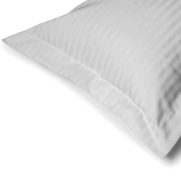 Premium Hotel Quality 100% Egyptian Cotton Satin Stripe Flat Sheet Sateen Bed Sheet