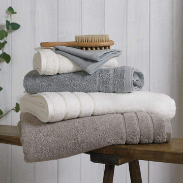 PREMIUM 100% NATURAL COTTON TOWELS FOR SPA HOTEL AND HOME PACK OF 2