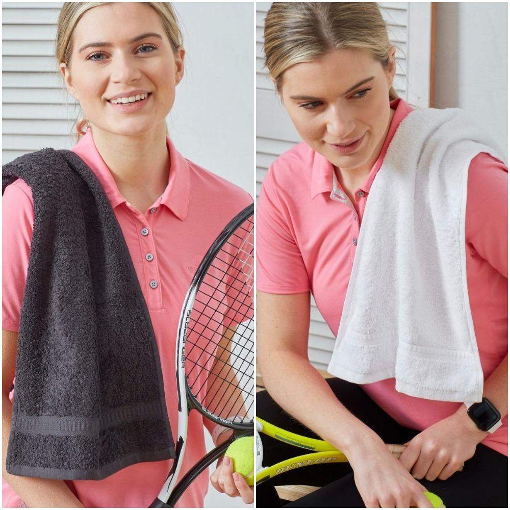 Unisex 100% Cotton Sports Towel 500 GSM Neck Wrap Tennis Towels Bed and Bath Linen