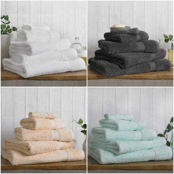Jumbo Bath Sheets 100% Cotton 600 GSM Spa Towels (100 x 180 cm)